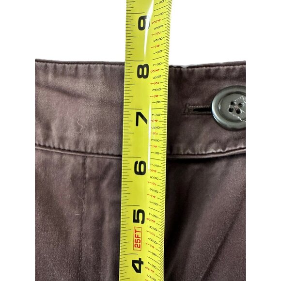 🌸3/$15🌸Ann Taylor Lindsay Curvy Brown Slacks sz 12 - Picture 6 of 7